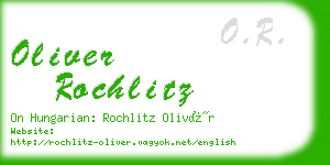 oliver rochlitz business card